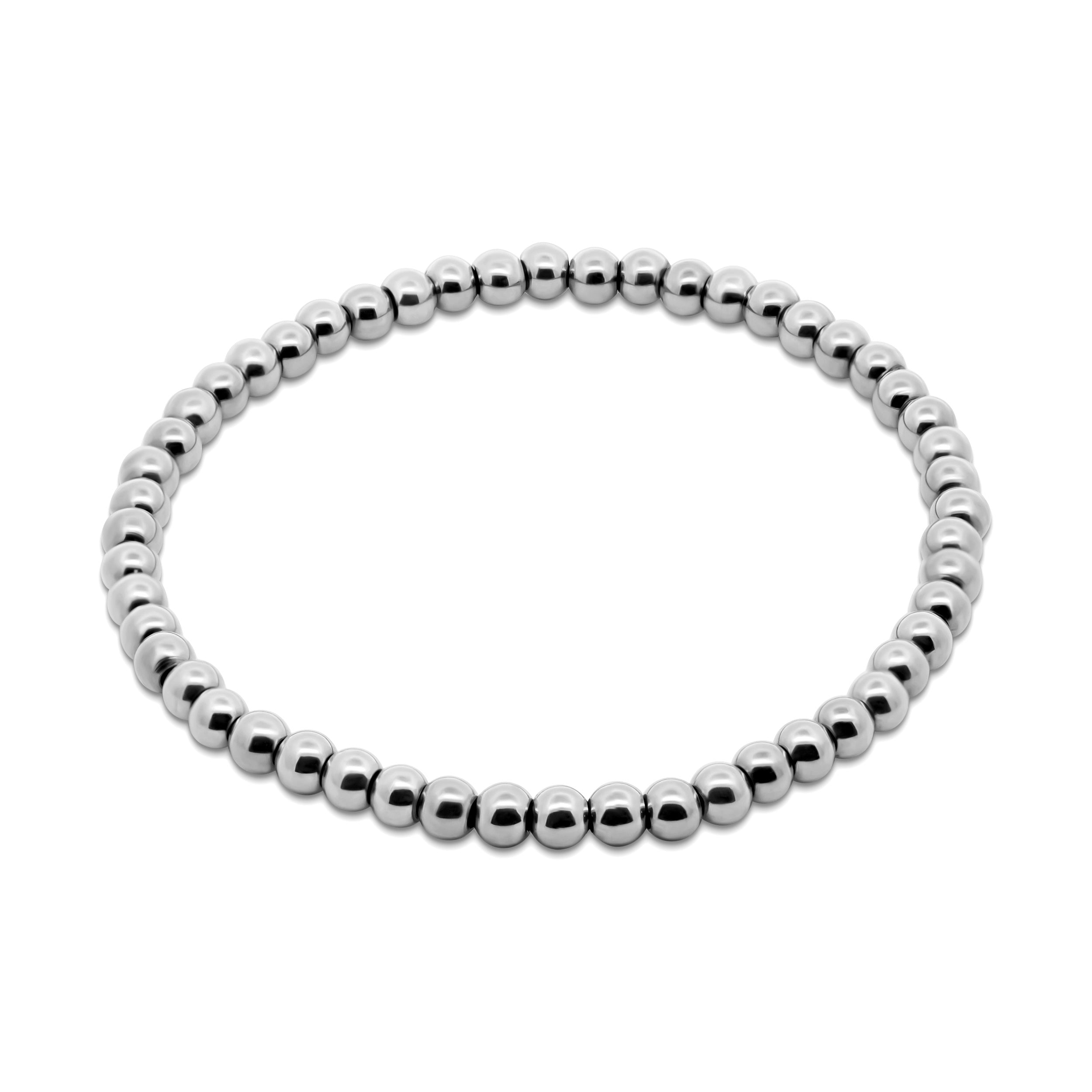 Round Steel Bead Bracelet