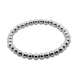 Round Steel Bead Bracelet