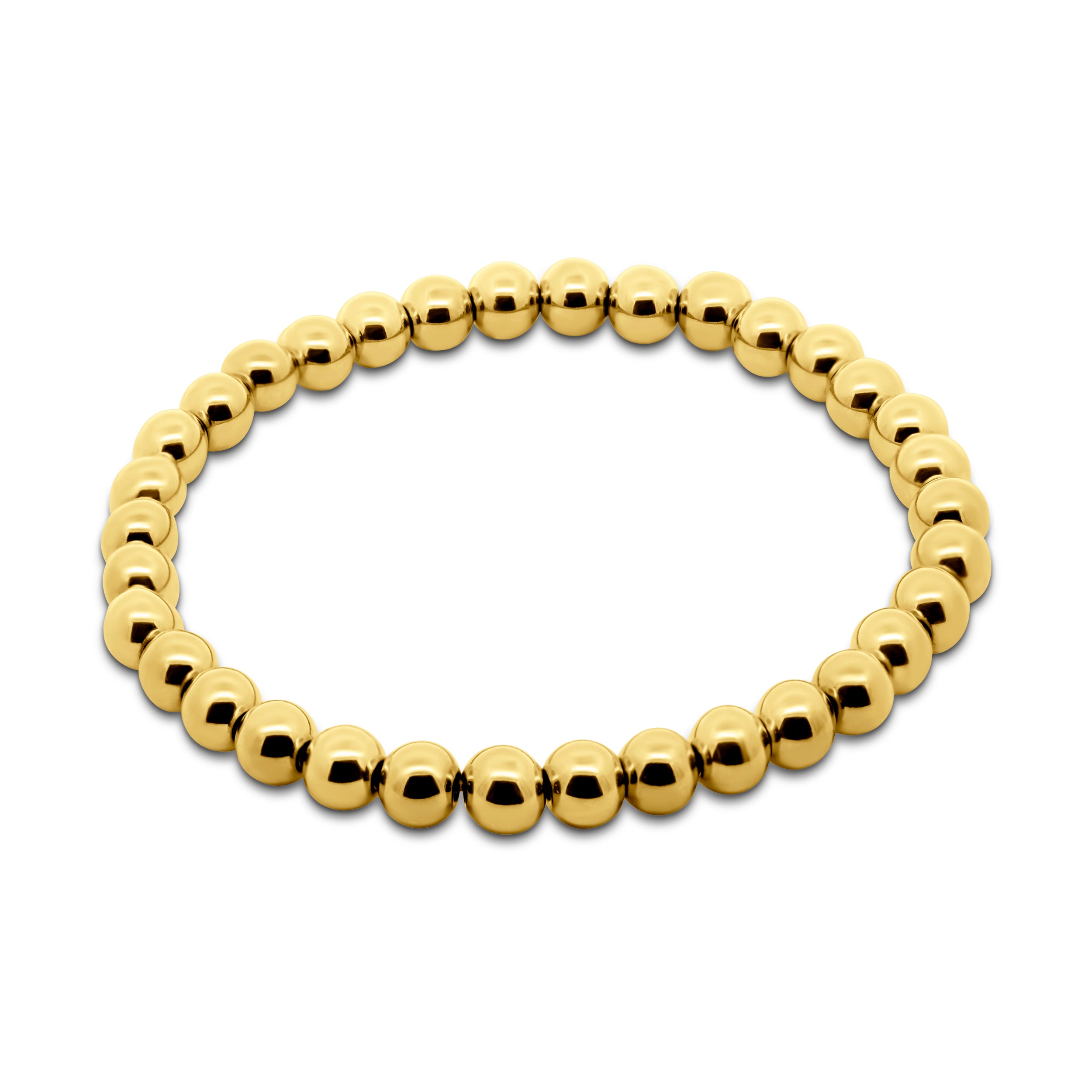 Round Steel Bead Bracelet