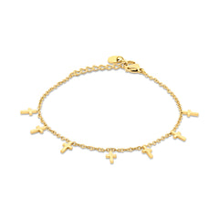 Cross Charm Bracelet