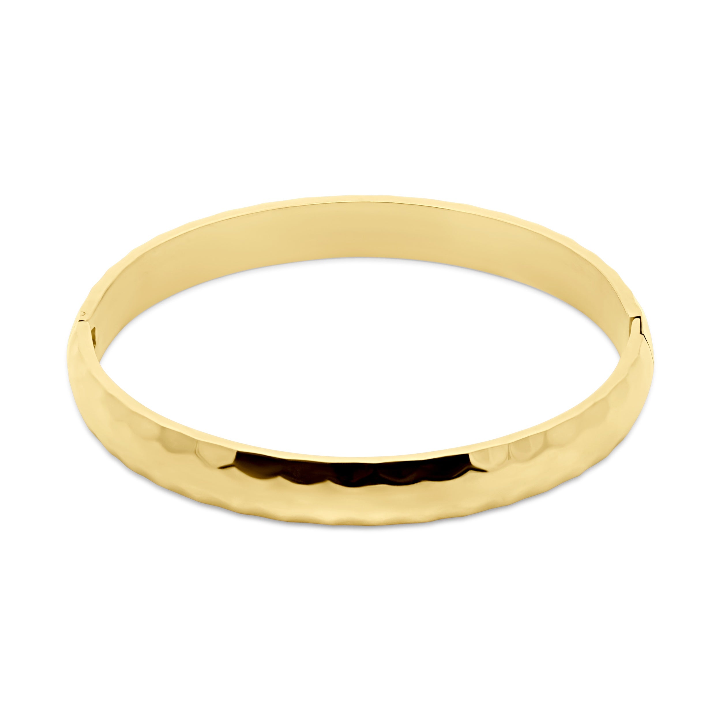 Armband gehamerd dik