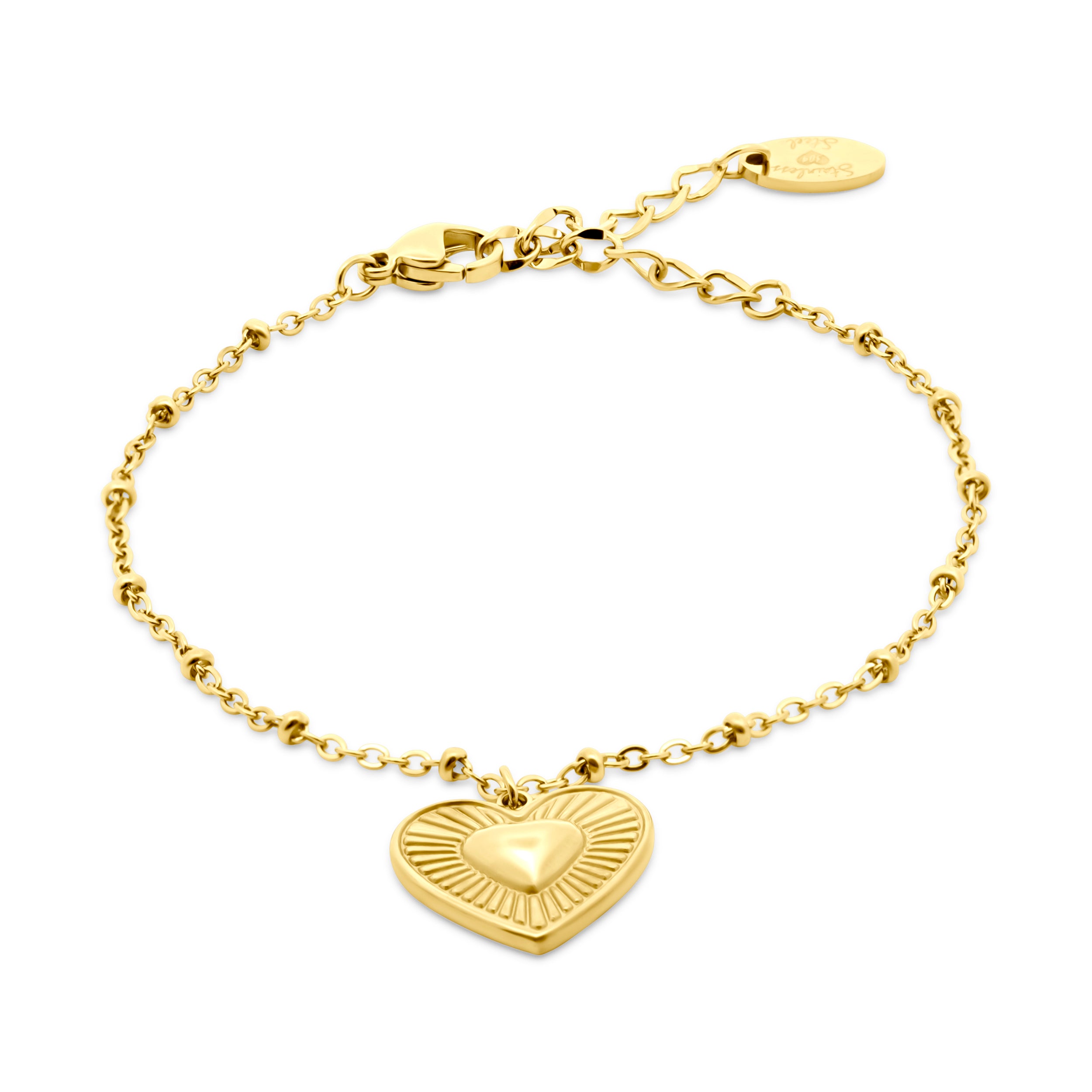 Sunray Heart Bracelet