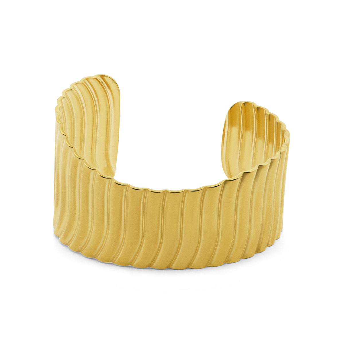 Wavy Statement Bangle