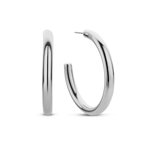 Chunky Open Hoop Earrings