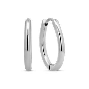 Oval Hoop Earrings