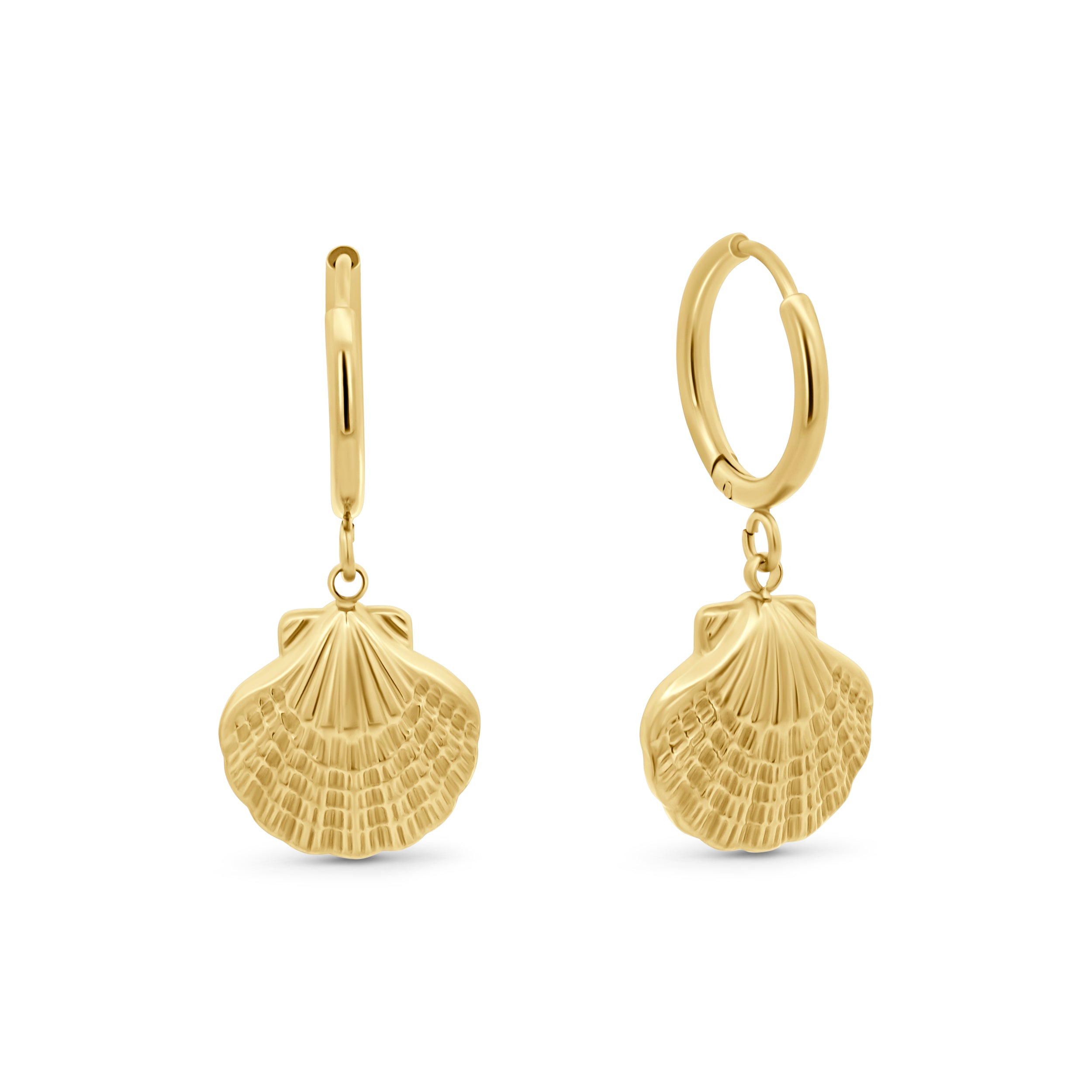 Ocean Scallop Shell Earrings