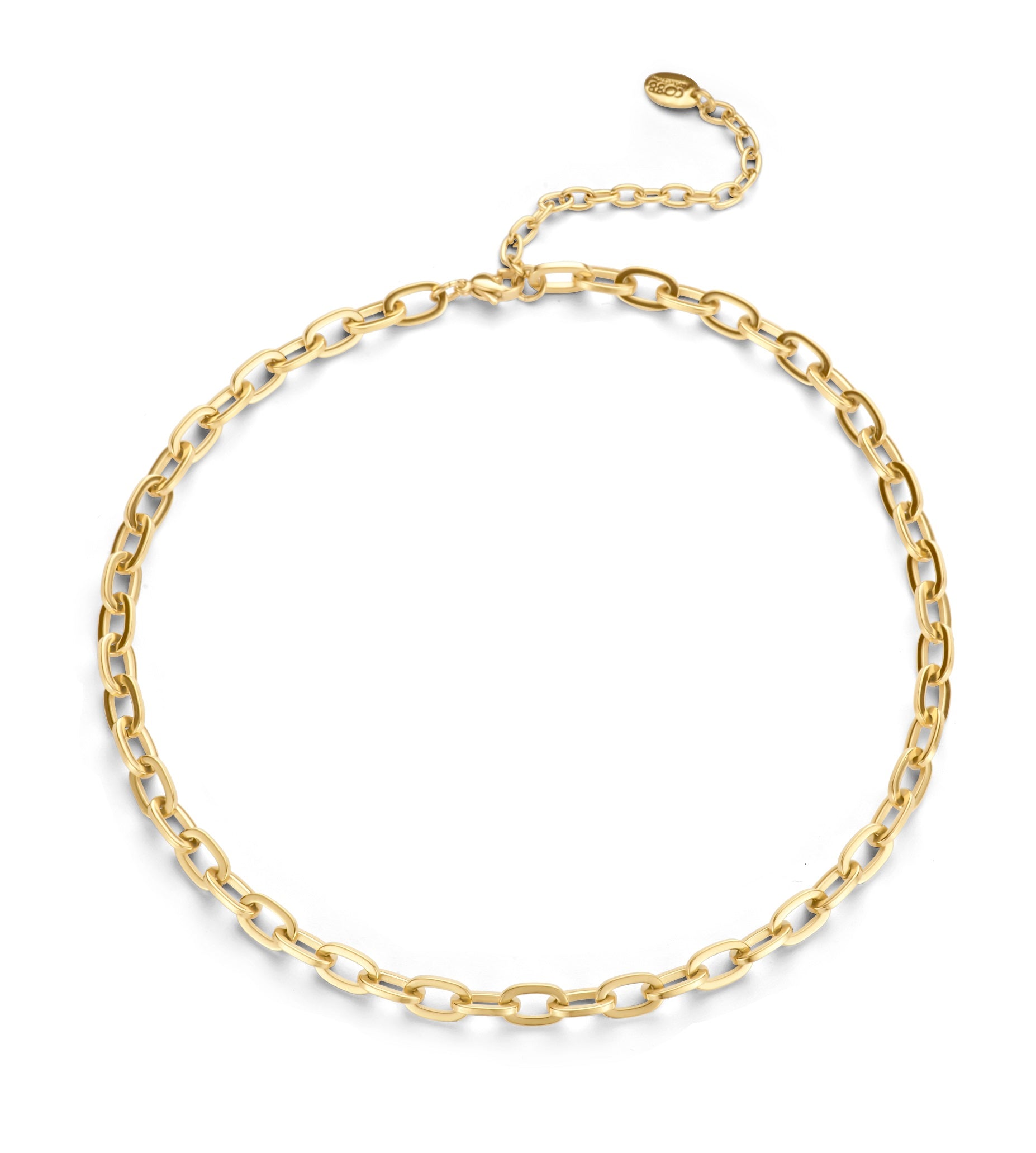 Bold Oval Link Necklace