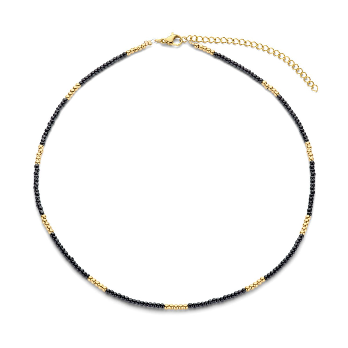 Ketting met witte kralen