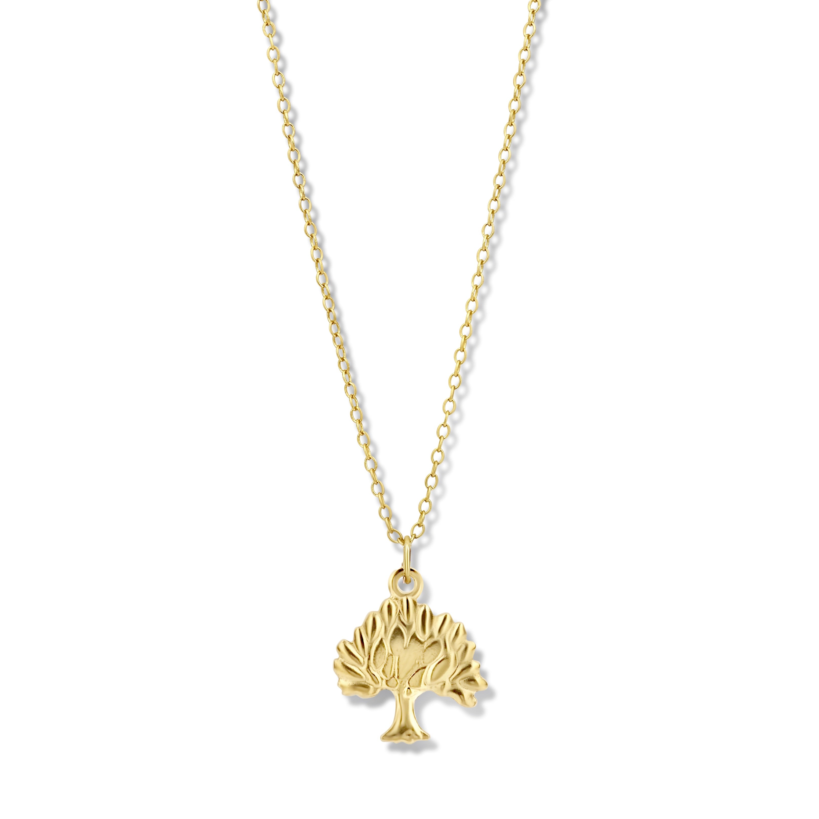 Ketting met levensboom bedel