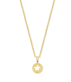 Ketting met open ster bedel