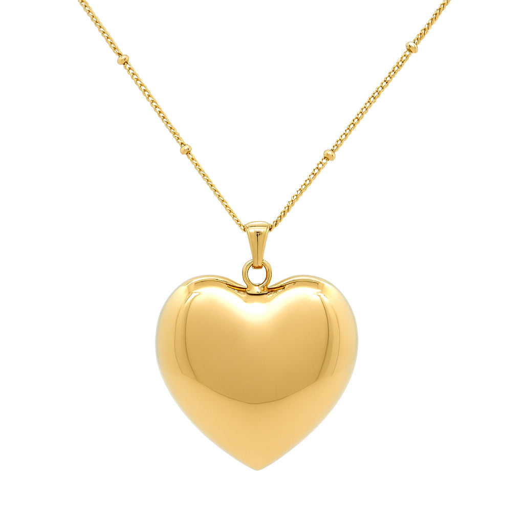 Large Heart Pendant Necklace