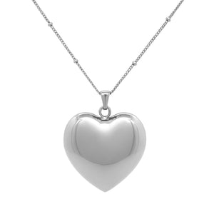 Large Heart Pendant Necklace
