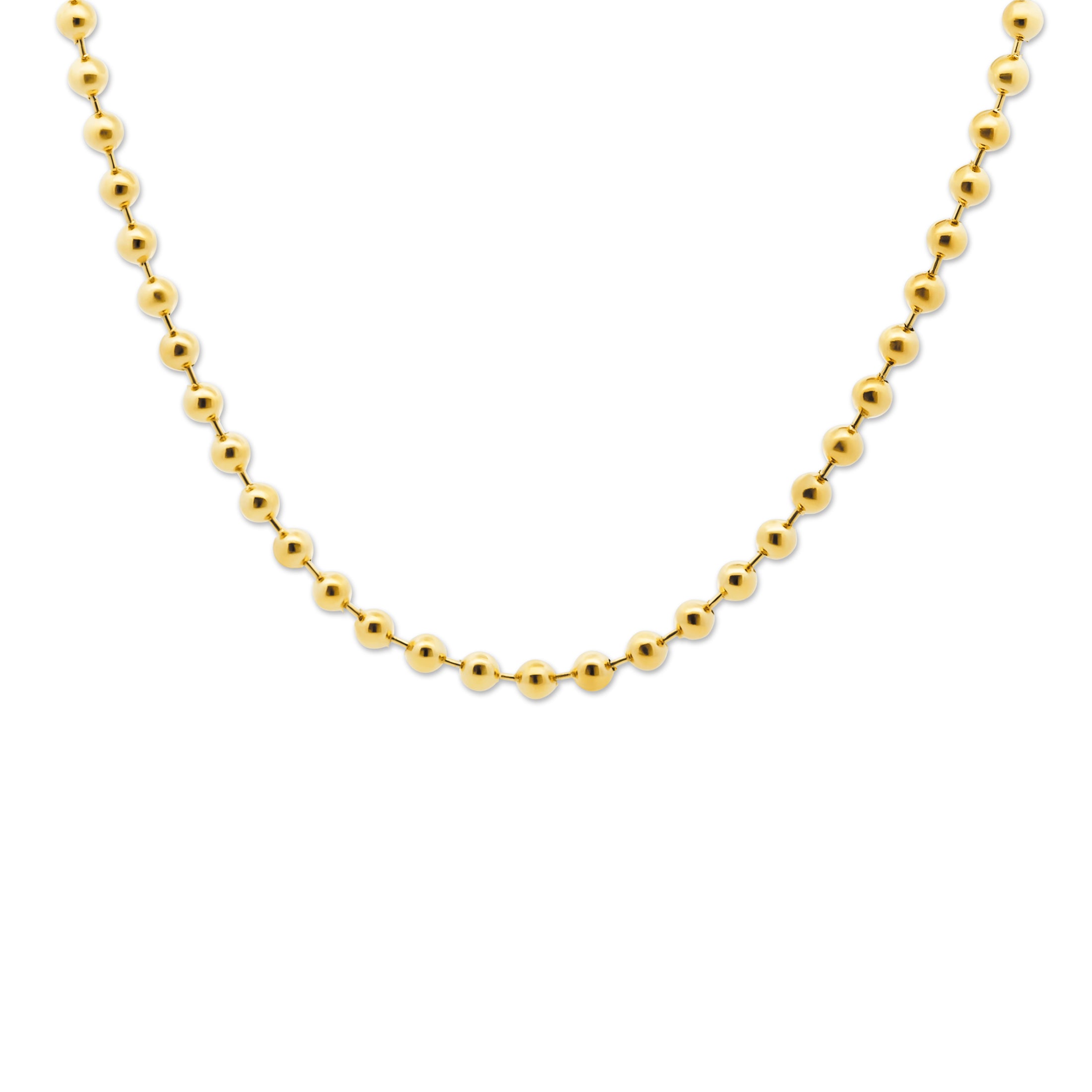 Gold Ball Necklaces