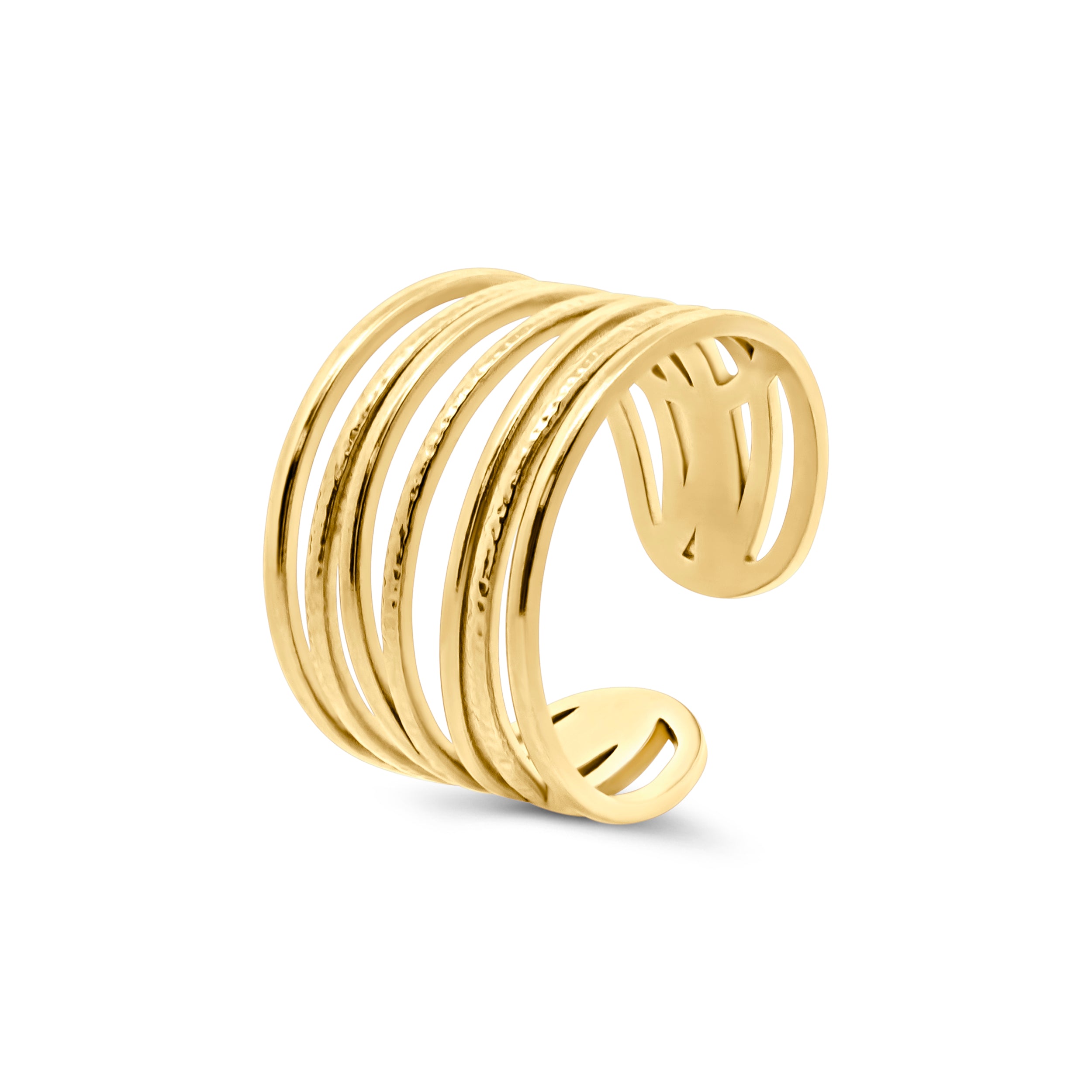 Multi Layered Open Ring