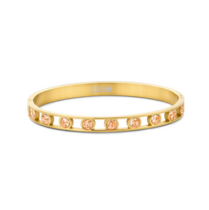 Bangle met ronde zirkonia steentjes