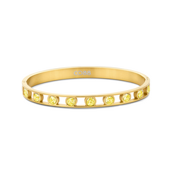 Round Zirconia Bangle