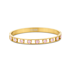 Bangle met ronde zirkonia steentjes