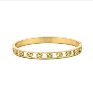 Bangle met ronde zirkonia steentjes